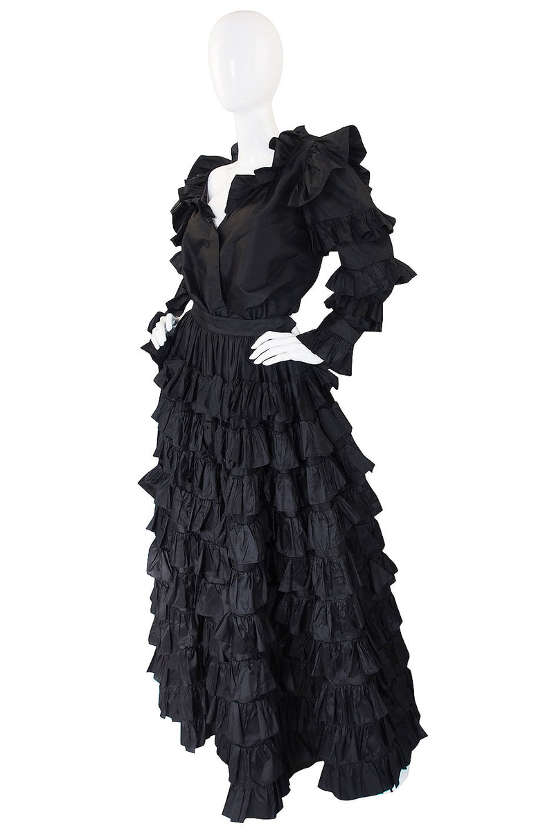 1983/4 Important Ruffled Yves Saint Laurent Set