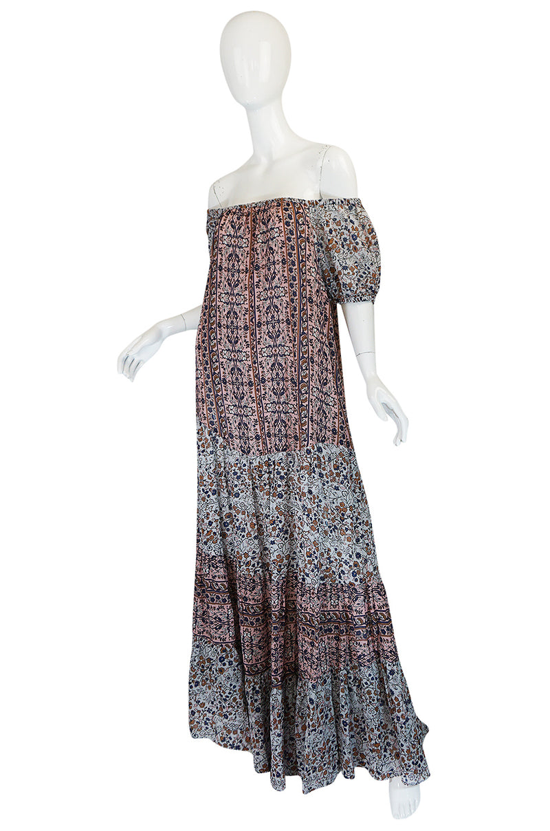 S/S 2016 See by Chloe RTW Look 25 Off Shoulder Printed Maxi Dress