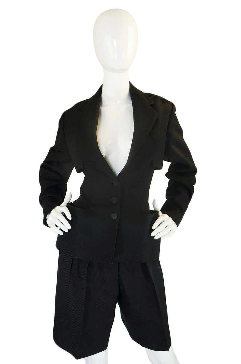 Fall 1990 Azzedine Alaia Jacket & Shorts Suit