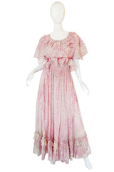 Rare 1974 "The Lily" Collection Zandra Rhodes Dress Set