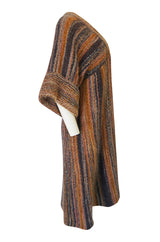 c.1976 Kay Cosserat Wool, Mohair & Silk Kimono Inspired Coat