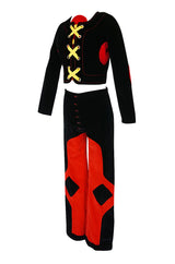Rare 1971 Mr Freedom by Diana Crawshaw Velvet 'Baseball' Suit