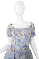 1950s Silvered Lavender Suzy Perette Dress