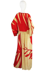 c.1980 Spectacular Michaele Vollbracht Bead Dress & Coat