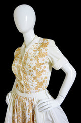 Dated & Numbered c1960 Saks Skirt Set