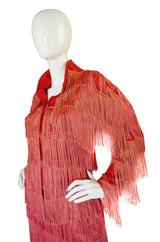 1970s OMO Norma Kamali Fringed Suit