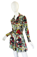 1990s JPG Cartoon Mini Skirt & Top
