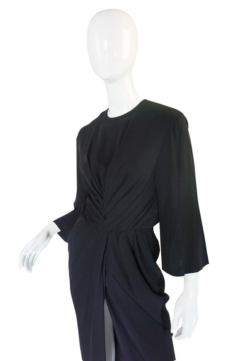 1990s Sleek Gianfranco Ferre Silk Gown