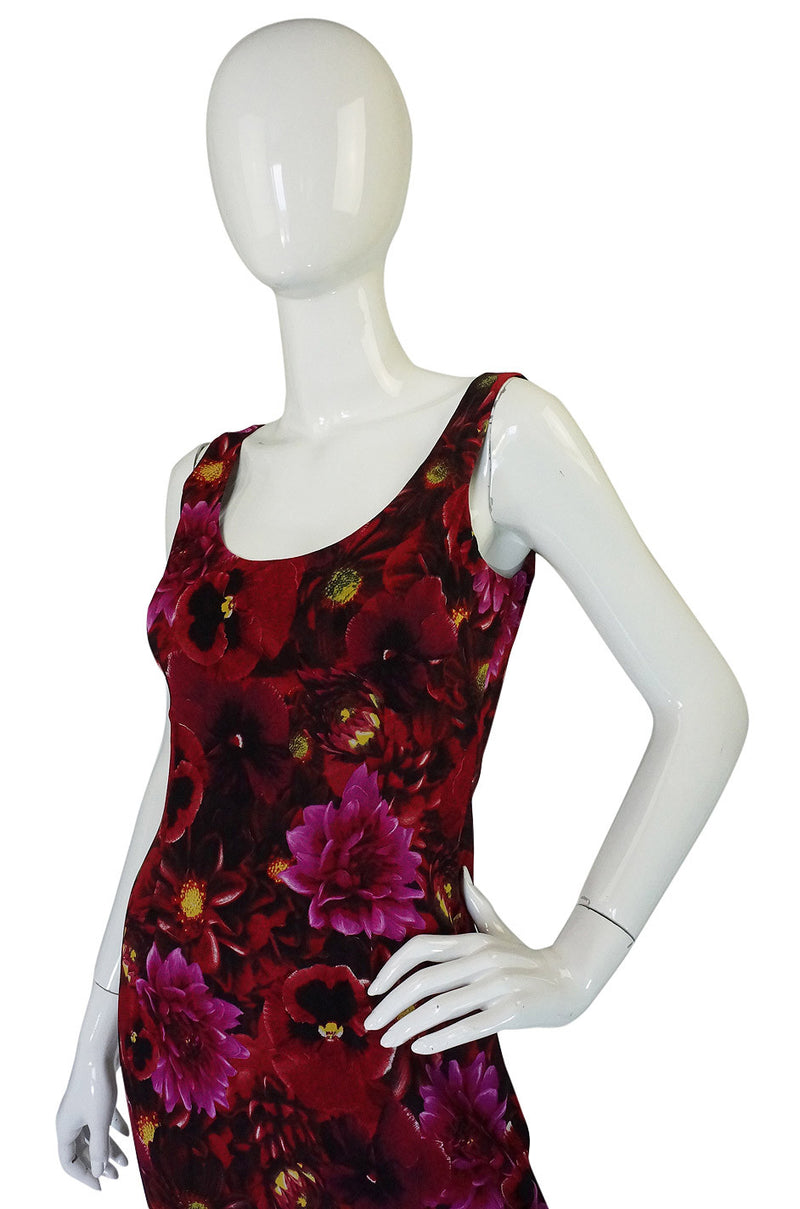1990s Dolce & Gabbana Floral Dress