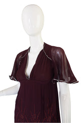 1970s Janice Wainwright Glitter Dress
