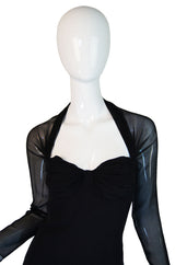 1980s Sophie Sitbon Silk Chiffon Dress