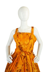 1950s Draped Silk Suzy Perette Dress