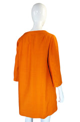 1960s Rare Maggy Reeves Tangerine Coat