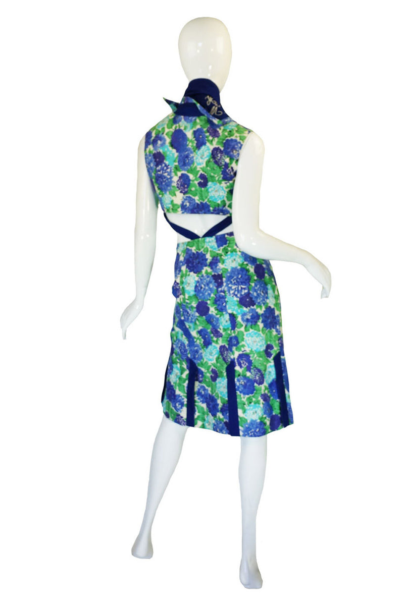 1950s Amazing 4-piece Halter Dress Set
