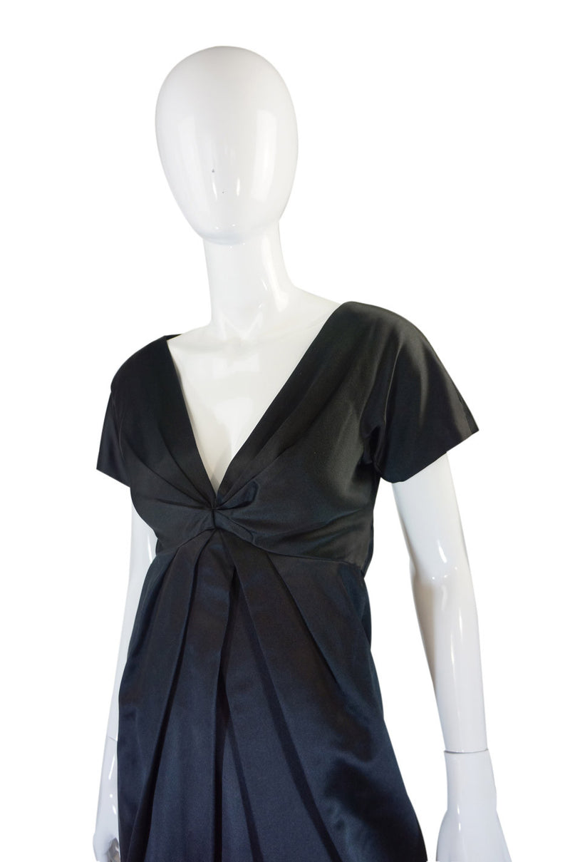 2009 Alexander McQueen Silk Satin Dress