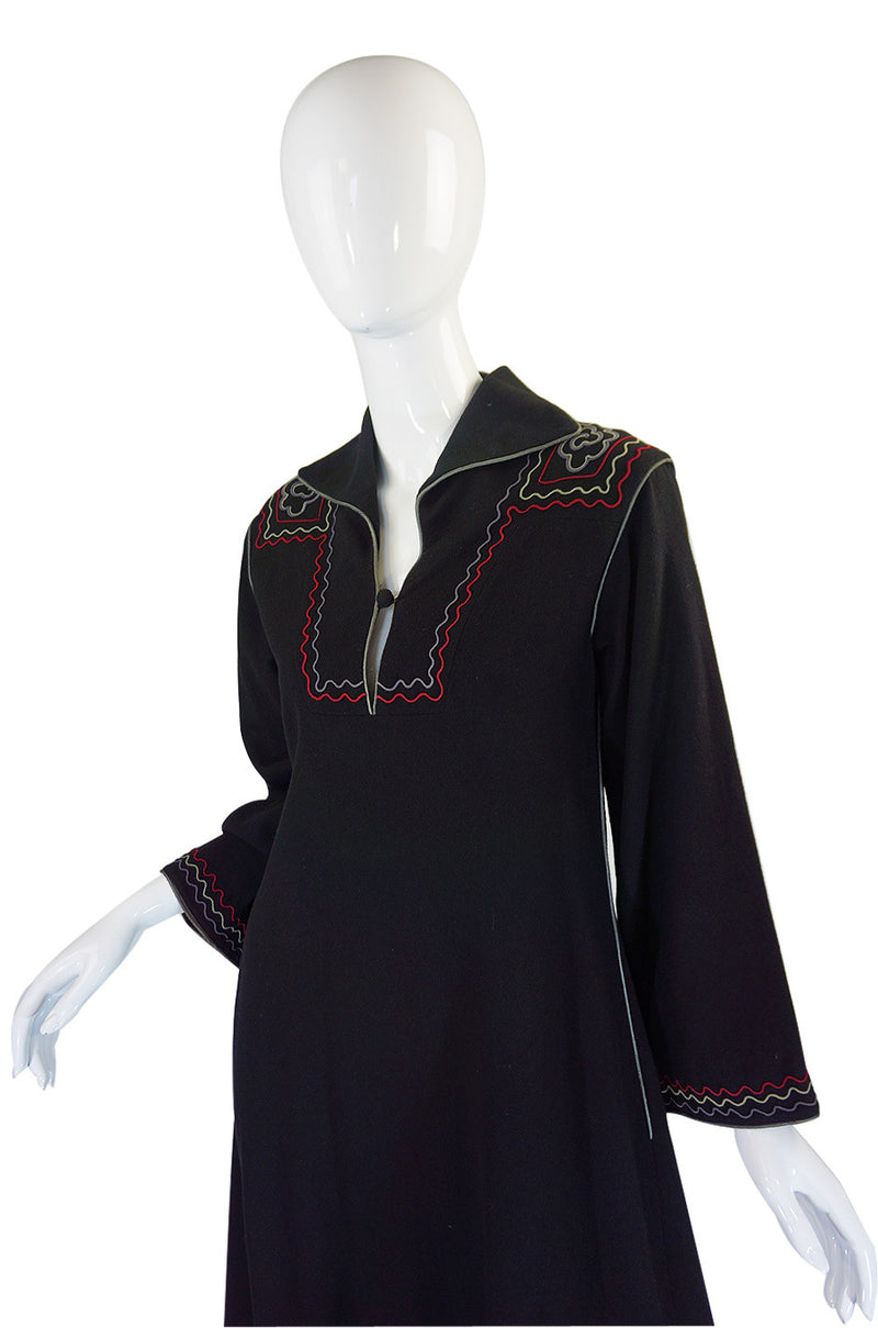 1970s Janice Wainwright Tunic Dress