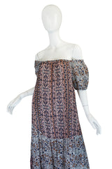S/S 2016 See by Chloe RTW Look 25 Off Shoulder Printed Maxi Dress