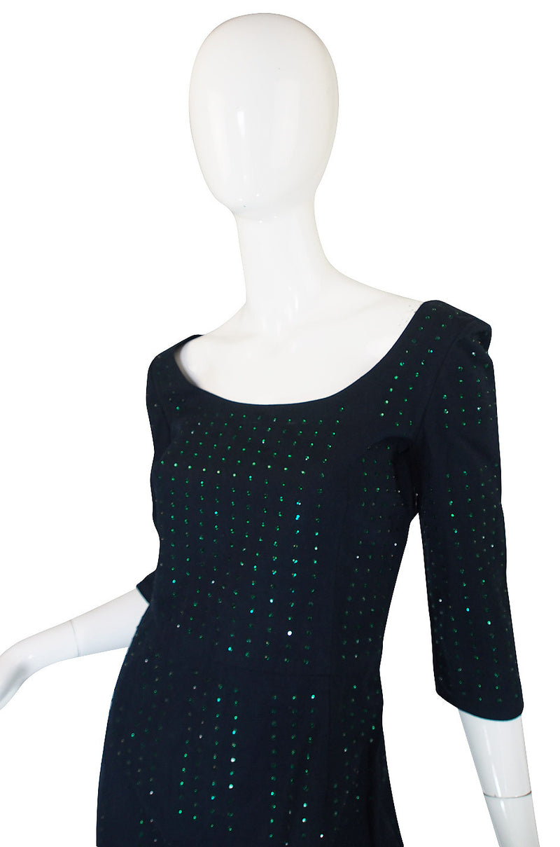 catherine malandrino nailhead bead dress Recent Miu Miu Dress with Green Rhinestones – Shrimpton Couture