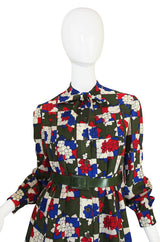 1960s Miss Dior Darling Print Challis Dress
