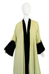 Documented 1950s Yma Sumac's Sophie Gimbel Silk Evening Coat Robe