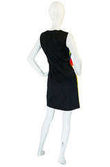 1980s Moschino Cheap & Chic Rainbow Colored Dress & Jacket
