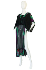 c1970-74 Janice Wainwright Embroidered Caftan Tabard & Skirt Set