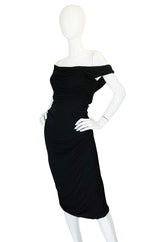 Extraordinary 1940s Ceil Chapman Attr Jersey Dress