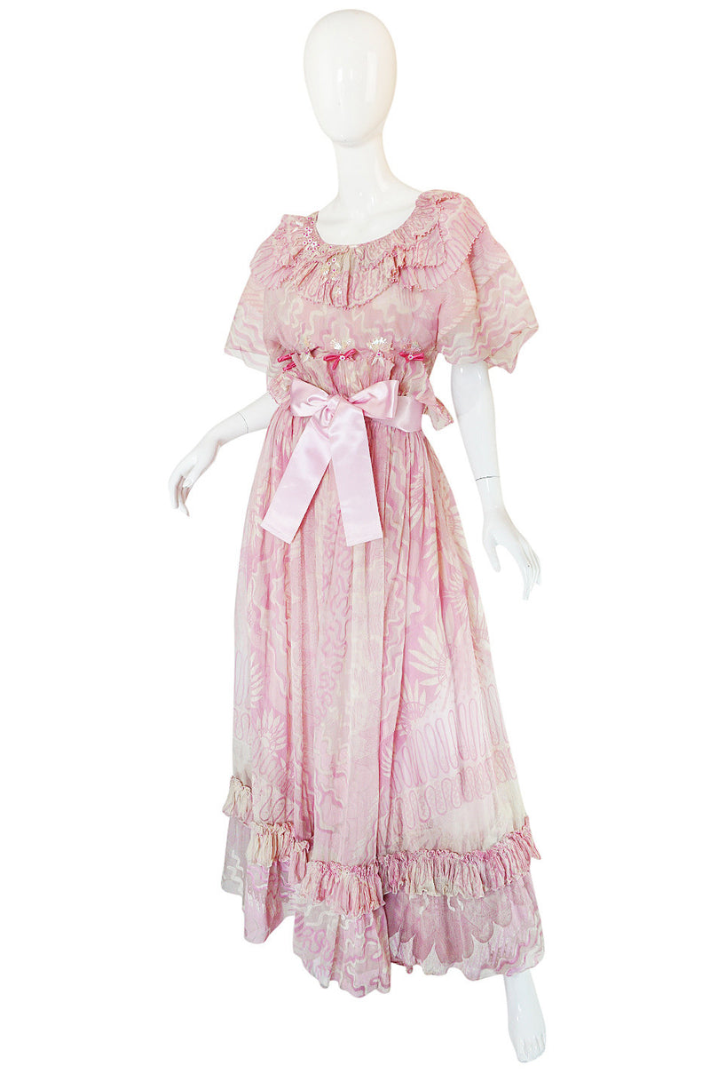 Rare 1974 "The Lily" Collection Zandra Rhodes Dress Set