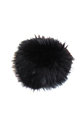 1990s Statement Making Burberry Black Fur Hat