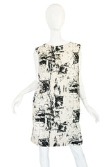 Recent Marni Graphic Abstract Print Cotton Sack Dress