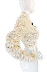 F2005 RTW Alexander McQueen Cable Knit Sweater