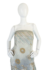 F/W 1995-96 Giorgio Armani Couture Fully Beaded Runway Dress
