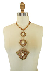 Fall 2007 Chanel Byzantine Cross Gripoix Pendant Necklace