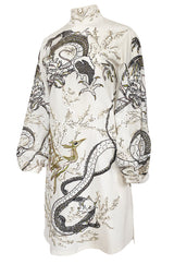 Spring 2013 Peter Dundas for Emilio Pucci Embroidered Dragon Dress