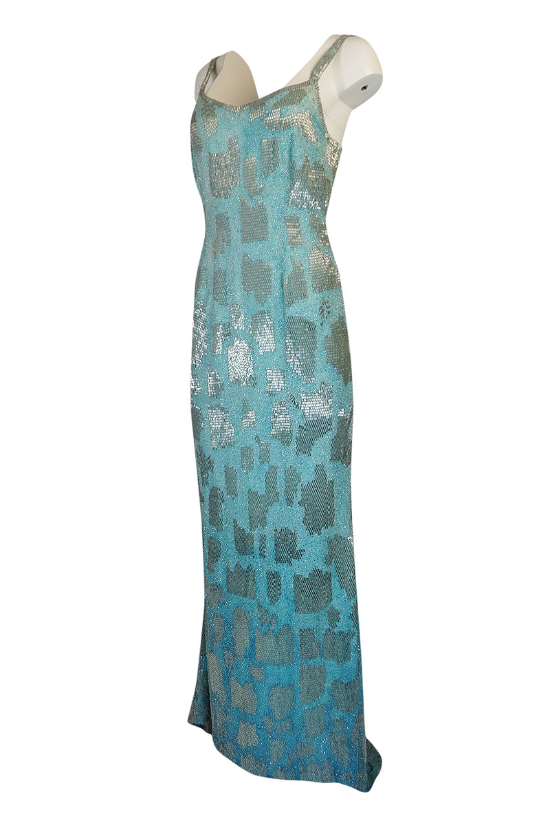F/W 1994 Todd Oldham Densely Beaded Documented Runway Dress