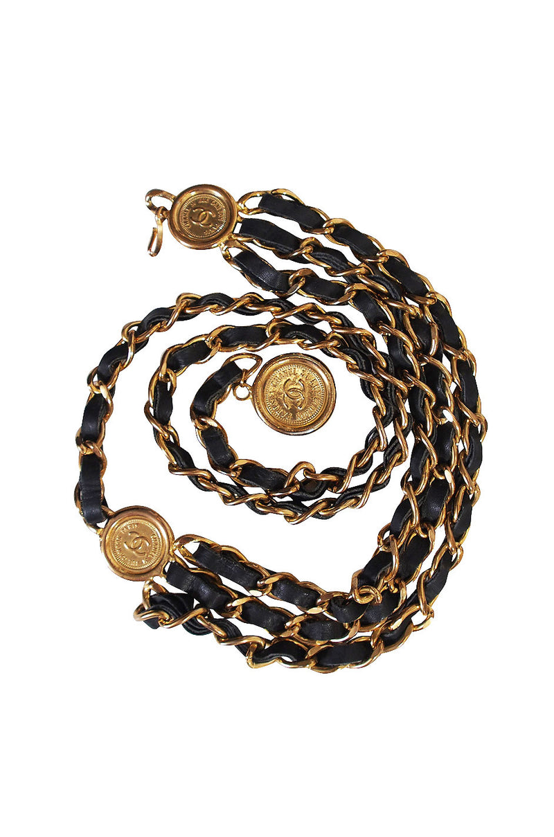 1990s Chanel Medallion Chain Belt