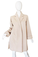 1970s Yves Saint Laurent Cream Coat