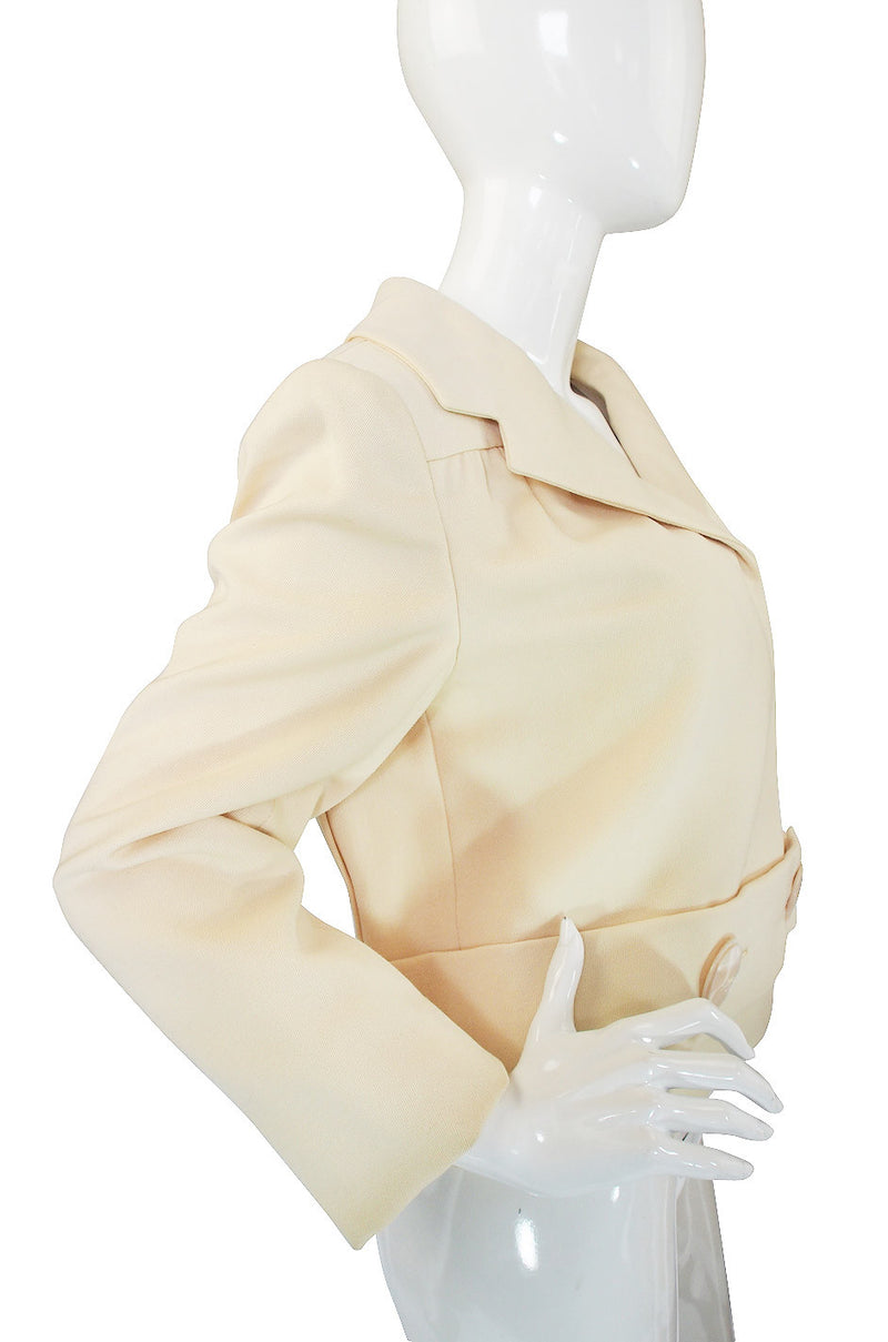 1960s Pauline Trigere Box Pleat Jacket