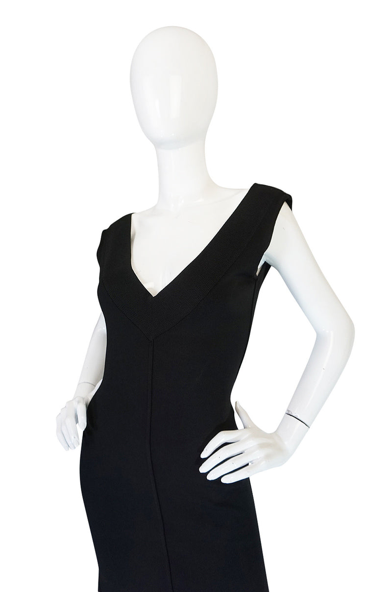 Spring 1990 Collection Azzedine Alaia Backless Fishtail Dress