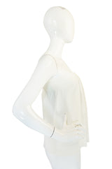 Early 2000s Phoebe Philo for Chloe Cream Silk Camisole Top