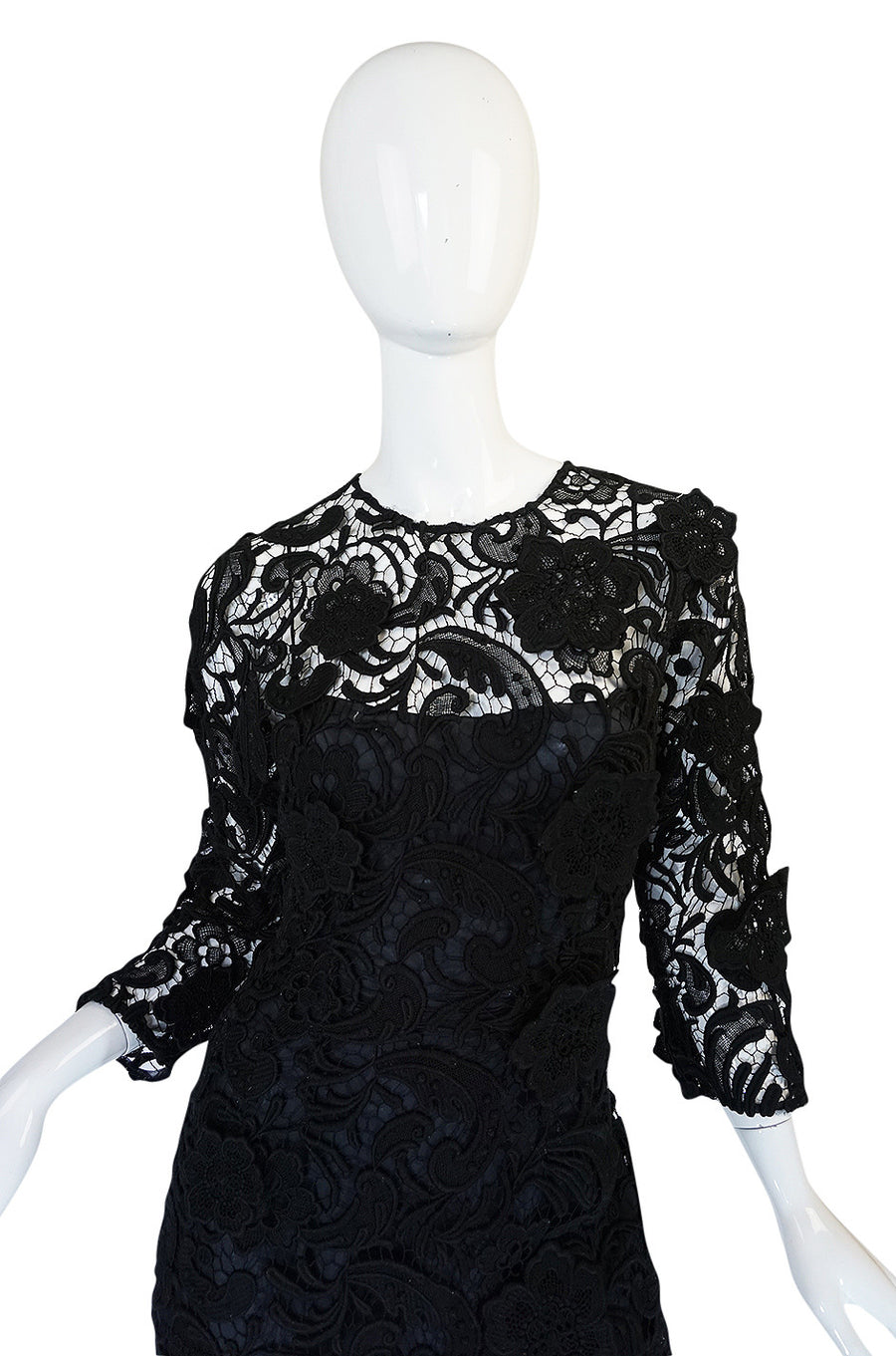 F/W 2008 Prada Runway Wait Listed Black Lace Dress – Shrimpton Couture