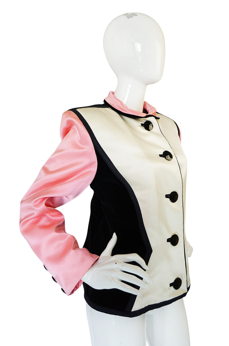 Yves Saint Laurent パープル シルクMA-1ジャケット YVES SAINT サンローラン パープル YSL ジャケット LAURENT トップス
