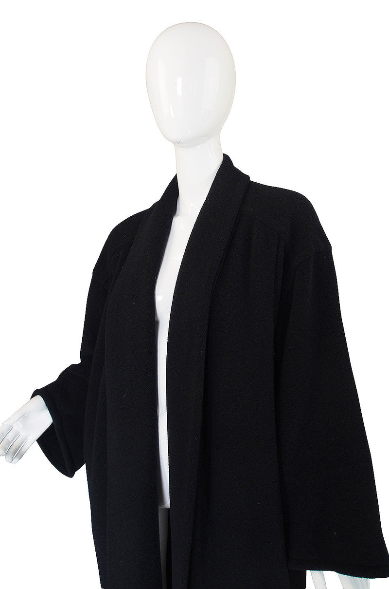 1980s Gianfranco Ferre Wool Kimono Coat