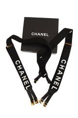 Early 2000s Iconic Vintage Chanel Suspenders
