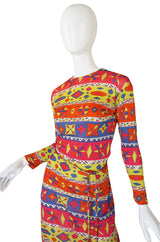 1960s Silk Jersey Pucci with Crystal Coppola Belt