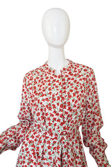 1960s Andre Laug Floral Dress or Coat