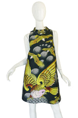 Recent Manish Arora Beaded & Sequin Eagle Print Dress