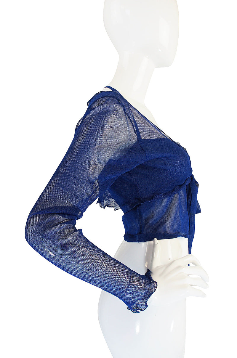 1990s Romeo Gigli Net Tank and Top Set