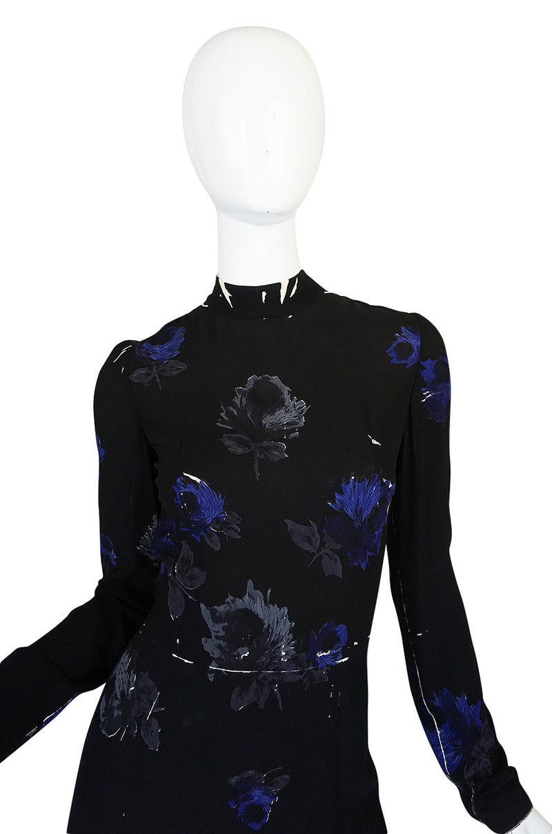 F/W 2005 Look #43 Runway Floral Silk Prada Dress