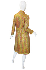 1960s Maggy Reeves Custom Metallic Suit
